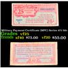 Image 1 : Military Payment Certificate (MPC) Series 471 50c Grades vf+