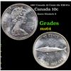 Image 1 : 1967 Canada 10 Cents 10c KM-67a Grades Choice Unc