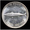 Image 3 : 1967 Canada 10 Cents 10c KM-67a Grades Choice Unc