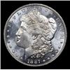 Image 2 : 1887-p Morgan Dollar $1 Grades Choice+ Unc
