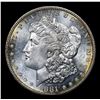Image 2 : 1881-s Morgan Dollar $1 Graded ms65 PL By SEGS