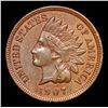 Image 2 : 1907 Indian Cent 1c Grades Choice AU/BU Slider