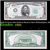 Image 1 : **Star Note** 1950D $5 Green Seal Federal Reserve Note (Chicago, IL) Grades vf+