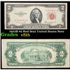 Image 1 : 1953B $2 Red Seal United States Note Grades vf+