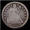 Image 2 : 1853 Arrows Seated Liberty Dime 10c Grades vg+