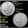 Image 1 : 1901-s Morgan Dollar $1 Grades Select AU