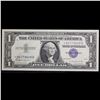 Image 2 : **Star Note** 1957B $1 Blue Seal Silver Certificate Grades Select AU
