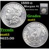 Image 1 : 1889-o Morgan Dollar $1 Graded ms63 By SEGS