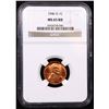 Image 2 : NGC 1946-d Lincoln Cent 1c Graded ms65 rd By NGC