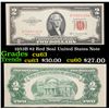 Image 1 : 1953B $2 Red Seal United States Note Grades Select CU