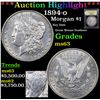 Image 1 : ***Auction Highlight*** 1894-o Morgan Dollar $1 Graded Select Unc BY USCG (fc)