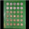 Image 5 : Partial Jefferson 5c Whitman book, 1938-1965, 55 coins.