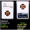 Image 1 : NGC 1935-d Lincoln Cent 1c Graded ms66 rd By NGC