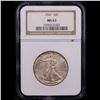 Image 2 : NGC 1941-p Walking Liberty Half Dollar 50c Graded ms63 By NGC