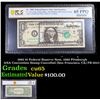 Image 1 : PCGS 1985 $1 Federal Reserve Note, 1989 Pittsburgh ANA Convention Stamp Cancelled (San Francisco, CA