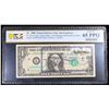 Image 2 : PCGS 1985 $1 Federal Reserve Note, 1989 Pittsburgh ANA Convention Stamp Cancelled (San Francisco, CA
