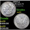 Image 1 : 1892-p Morgan Dollar $1 Grades Select AU