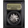 Image 2 : Proof 1989-S Congress Modern Commem Dollar $1 Graded GEM++ Proof Deep Cameo By USCG