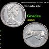 1967 Canada Quarter 25 Cents  KM-68 Grades Select AU