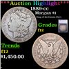 ***Auction Highlight*** 1889-cc Morgan Dollar $1 Graded f12 By SEGS (fc)