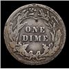Image 3 : 1913-s Barber Dime 10c Grades vg+