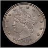 Image 2 : 1883 n/c Liberty Nickel 5c Grades Choice Unc