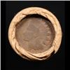 Image 3 : Mixed small cents 1c orig shotgun roll, 1918-s Wheat Cent, 1898 Indian Cent other end, Brinks Wrappe