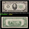 1934 $20 Green Seal Federal Reserve Note (Atlanta, GA) Grades vf+