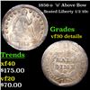 Image 1 : 1856-o Seated Liberty Half Dime  'o' Above Bow 1/2 10c Grades VF Details