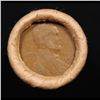 Image 2 : Mixed small cents 1c orig shotgun roll, 1919-s Wheat Cent, 1887 Indian Cent other end, Brinks Wrappe