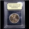 Image 2 : 1992-P Olympics Modern Commem Half Dollar 50c Graded ms70, Perfection BY USCG
