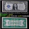 1928A $1 Blue Seal Silver Certificate "Funnyback" Grades Select AU
