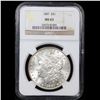 Image 2 : NGC 1887-p Morgan Dollar $1 Graded ms63 By NGC