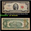 1963 $2 Red Seal United States Note Grades xf details