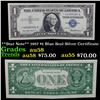 **Star Note** 1957 $1 Blue Seal Silver Certificate Grades Choice AU/BU Slider
