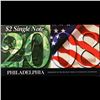 Image 2 : 2003A $2 Federal Reserve Note, Uncirculated 2008 BEP Folio Issue (Philadelphia, PA) Grades Gem CU
