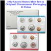 Image 2 : Group of 2 United States Mint Set in Original Government Packaging! From 1972-1973 with 24 Coins Ins