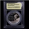 Image 2 : Proof 1991-p Korean War Modern Commem Dollar $1 Graded GEM++ Proof Deep Cameo BY USCG