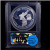 Image 3 : Proof 1991-p Korean War Modern Commem Dollar $1 Graded GEM++ Proof Deep Cameo BY USCG