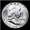 Image 2 : 1950-p Franklin Half Dollar 50c Grades Select Unc+ FBL