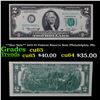 Image 1 : **Star Note** 1976 $2 Federal Reserve Note (Philadelphia, PA) Grades Gem CU