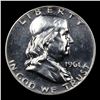 Image 2 : Proof 1961 Franklin Half Dollar 50c Grades Choice+ Proof