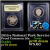 Image 1 : Proof 2016-s National Park Service Modern Commem Half Dollar 50c Graded GEM++ Proof Deep Cameo BY US