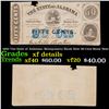 Image 1 : 1863 The State of Alabama, Montgomery Bank Note 50 Cent Bank Note Grades xf details