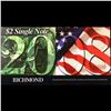 Image 2 : 2003A $2 Federal Reserve Note, Uncirculated 2008 BEP Folio Issue (Richmond, VA) Grades Gem CU