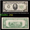 1934 $20 Green Seal Federal Reserve Note (Philadelphia, PA) Grades vf++