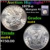 ***Auction Highlight*** 1879-o Morgan Dollar $1 Graded ms64 By SEGS (fc)