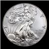 Image 2 : 2018-p Silver Eagle Dollar $1 Graded ms70 By SEGS
