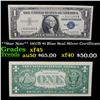 **Star Note** 1957B $1 Blue Seal Silver Certificate Grades xf+