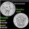 1931/XI Vatican City 50 Centesimi KM-4 Grades Choice Unc